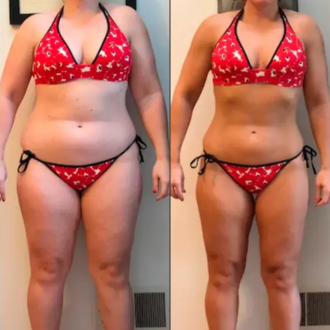 Transformación femenina antes y después
