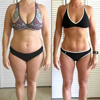 Transformación femenina antes y después