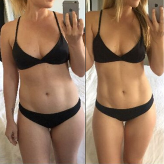 Transformación femenina antes y después