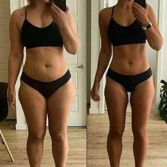 Transformación femenina antes y después