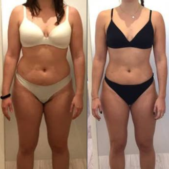 Transformación femenina antes y después
